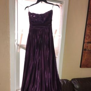 Purple prom dress